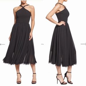 Dress the Population Dakota Black Halter Dress